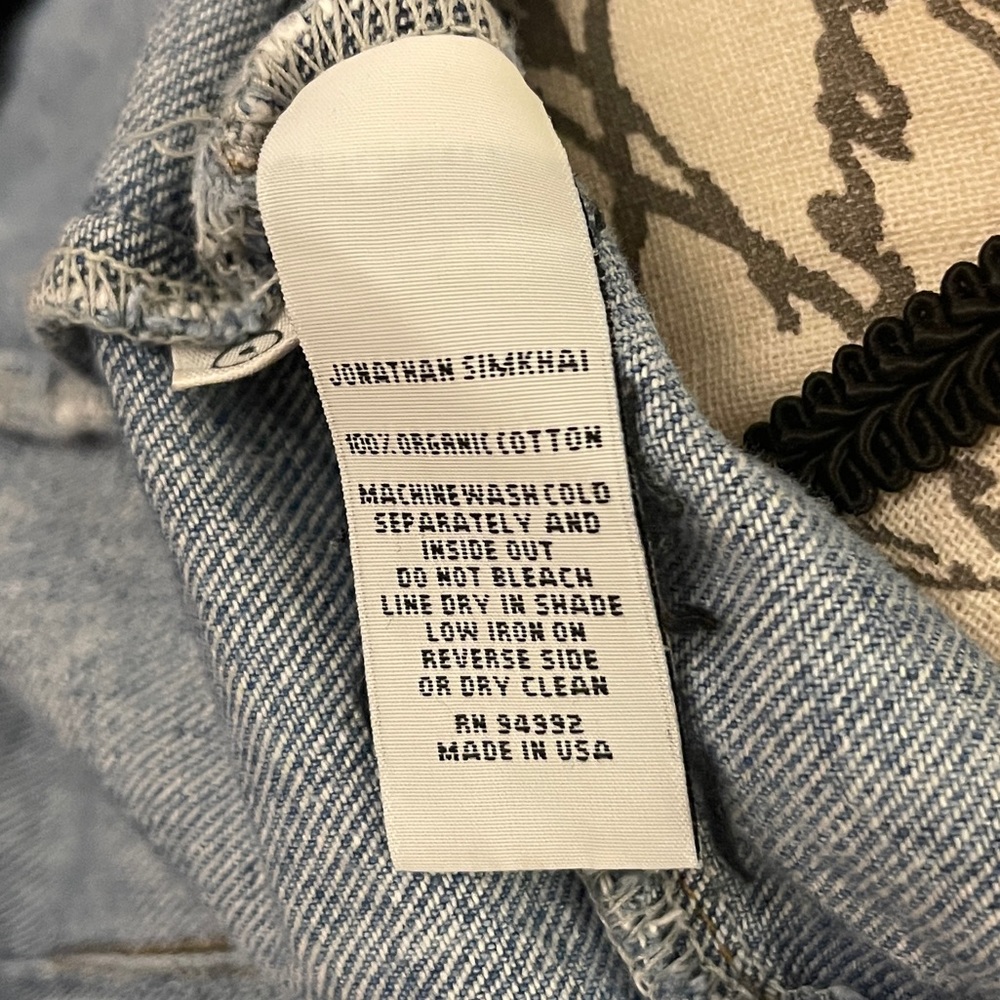 Jonathan Simkhai Holland Denim Dress 4 - Picture 7 of 7